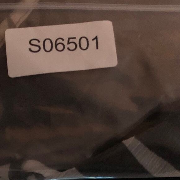 Express Womens Blouse Black White Zebra Print Sheer 3/4 Sleeve Small - Picture 11 of 11